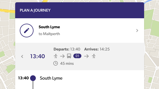 Journey Planner instructions