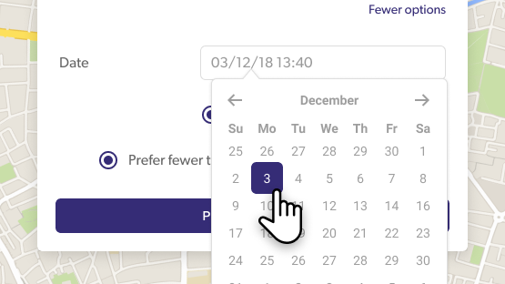 Journey Planner instructions